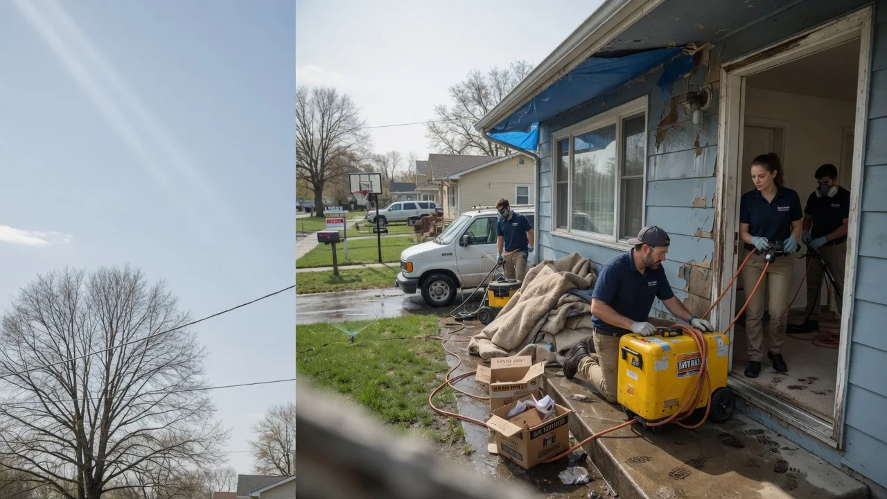 Basement Flood Cleanup in Whipple, OH near me